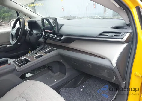 2024 Toyota Sienna Le z USA, uszkodzony, nr VIN 5TDKRKECXRS216431